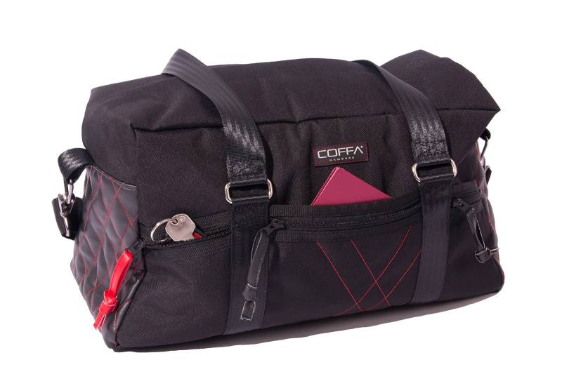 Coffa Reisetasche Sporttasche Multifunktionstasche Weekender Für Mann Und Frau Neues Hamburger Label Im Sportlichen Design Geschenkidee von canenya