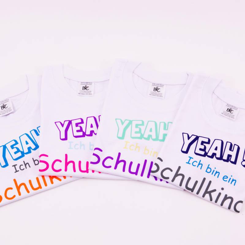 T - Shirt Zum Schulanfang Yeah - Ich Bin Ein Schulkind von canenya