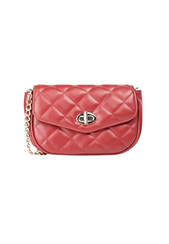 caneva Women's Clutch/Abendtasche, DUNKELROT von caneva