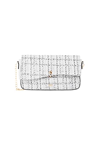 caneva Women's Clutch/Abendtasche, Weiss Mehrfarbig von caneva