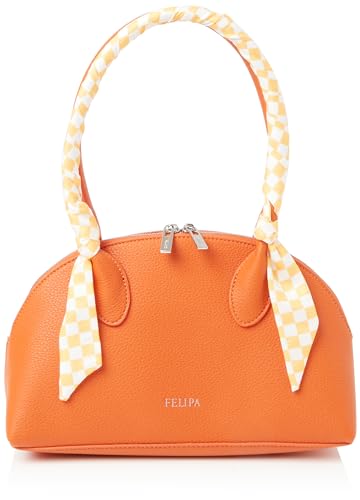 caneva Women's Damen Schultertasche, Orange von caneva