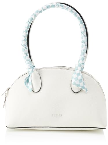 caneva Women's Damen Schultertasche, Weiss von caneva