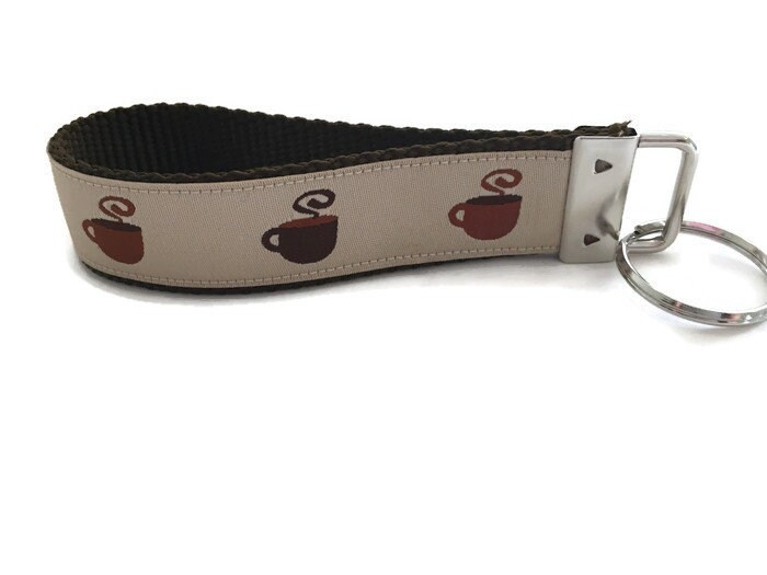 Kaffee Schlüsselanhänger, Handgelenk von caninedesign