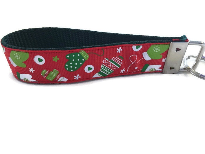 Weihnachten Schlüsselanhänger, Handschuhe, Handgelenk von caninedesign