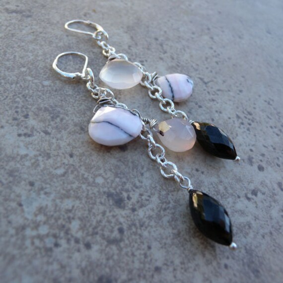 Rosa Opal, Rosa Chalcedon, Schwarzer Granat Rosa Opal, Rosa Chalcedon, Schwarzer Granat von canterburyvines
