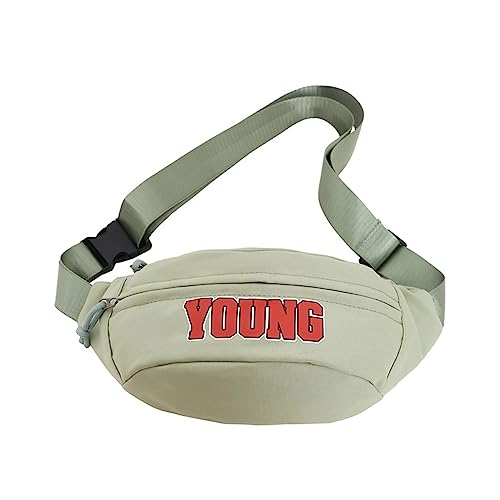 Hüfttasche Oxford Fanny Pack Große Kapazität Mode Gürteltasche Brusttasche Frauen Vielseitige Crossbody Hüfttasche Umhängetasche, Gn, 12.99x3.15x5.91in von caoxhenr