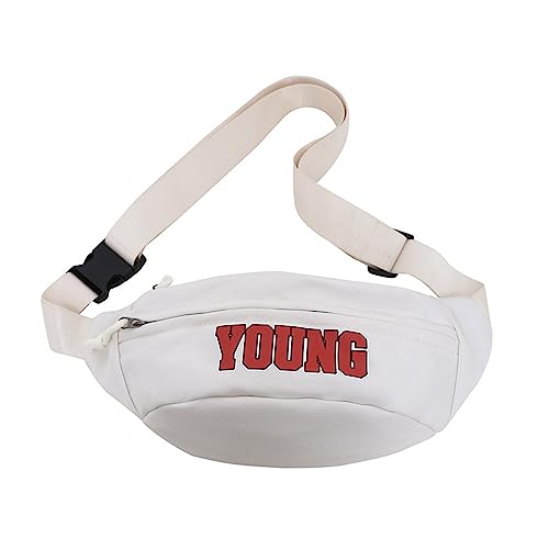 Hüfttasche Oxford Fanny Pack Große Kapazität Mode Gürteltasche Brusttasche Frauen Vielseitige Crossbody Hüfttasche Umhängetasche, W, 12.99x3.15x5.91in von caoxhenr