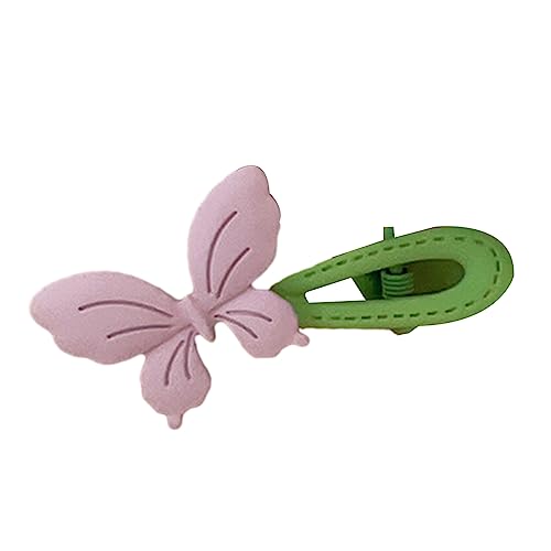 Süße Schmetterling/Blume Haarnadel für Frauen Süße Stil Charme Haar Clip Pferdeschwanz Pony Haar Zubehör von caoxhenr