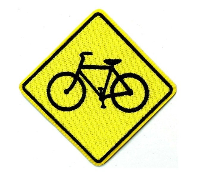 Fahrrad Straßenschild Patch [Share The Road] Bike Biking Aufnäher von capcollectibles