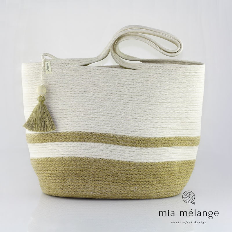 Mia Mélange Einkaufstasche - Jute Kollektion von capsunshop