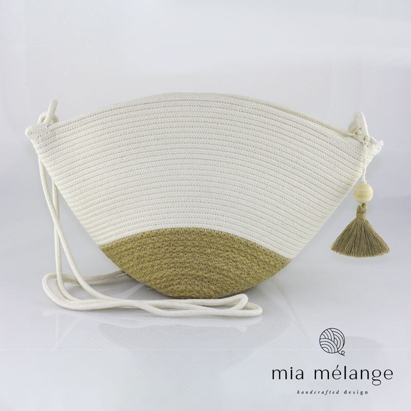 Mia Mélange Umhängetasche - Jute Kollektion von capsunshop