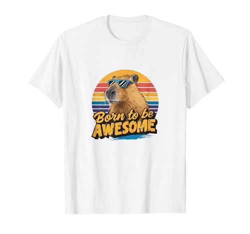 capybara stofftier capybara niedlich für kinder mädchen T-Shirt von capybara gift bag a capybara for christmas