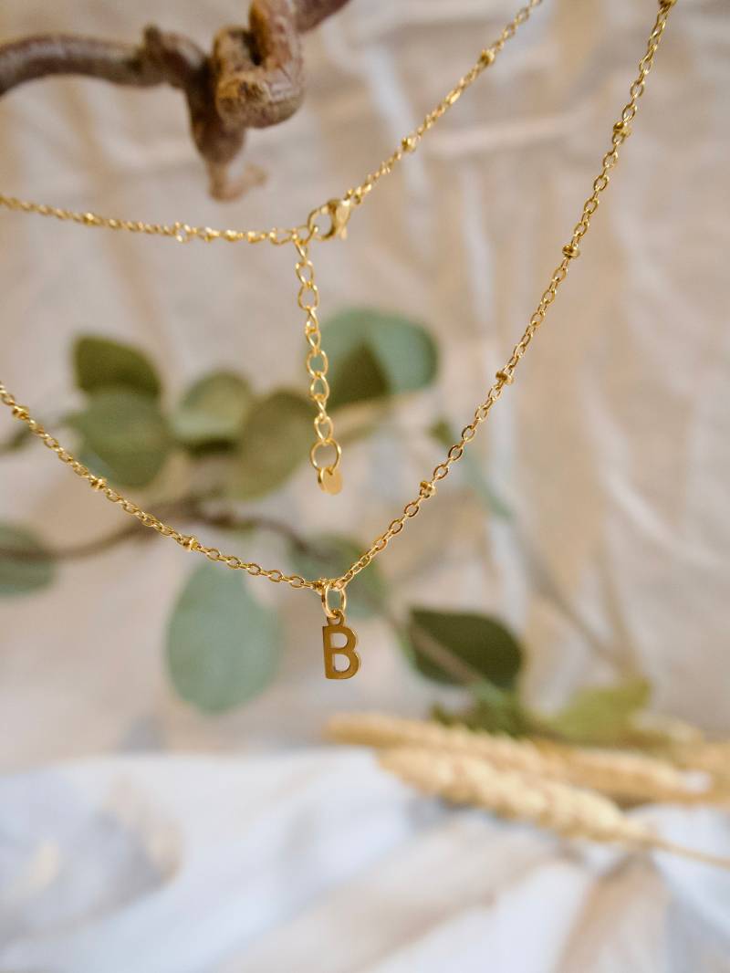 Personalisierte Feine Halskette/Kette Mit Bustaben Namenskette Geschenk Für Freundin Ostergeschenk Valentinstagsgeschenk von carinomiojewellery