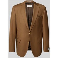 Carl Gross Regular Fit 2-Knopf-Sakko aus Schurwoll-Kaschmir-Mix Modell 'TASSILO' in Camel, Größe 26 von carl gross