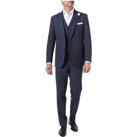 Carl Gross Herren Anzug blau meliert von carl gross