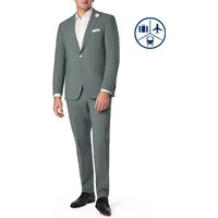 Carl Gross Herren Anzug grün Woll-Stretch von carl gross