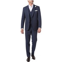 Carl Gross Herren Anzug blau Schurwolle von carl gross