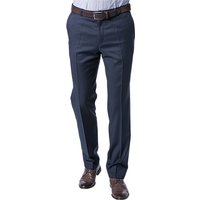 Carl Gross Herren Hose blau Schurwolle von carl gross