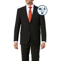 Carl Gross Herren Sakko schwarz Schurwoll-Stretch von carl gross