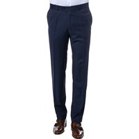 Carl Gross Herren Hose blau Schurwolle von carl gross