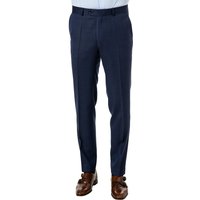 Carl Gross Herren Hose blau Schurwolle von carl gross