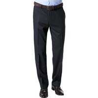 Carl Gross Herren Hose blau Schurwolle von carl gross