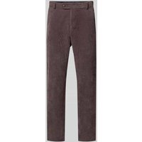 Carl Gross Regular Fit Cordhose mit französischen Eingrifftaschen in Dunkelbraun, Größe 52 von carl gross