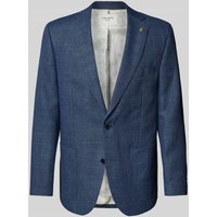 Carl Gross Sakko mit Leinen-Anteil Modell 'SANDER' in Blau, Größe 52 von carl gross