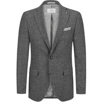 Carl Gross Sakko mit Fischgrät-Webmuster aus Concept Green-Edition von carl gross