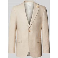 Carl Gross Regular Fit Anzugsakko aus hochwertigem Leinen-Mix Modell 'TANNON' in Beige, Größe 26 Carl Gross Regular Fit Anzugsakko aus hochwertigem Leinen-Mix Modell 'TANNON' in Beige, Größe 26 von carl gross