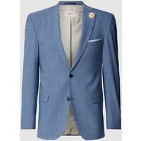 Carl Gross Slim Fit 2-Knopf-Sakko Modell 'Shelby' in Blau, Größe 27 von carl gross