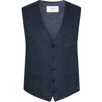 Carl Gross Weste aus einem Wollgemisch mit Seide und Stretch, Modern Fit in 27 von carl gross