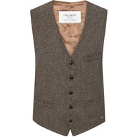 Carl Gross Weste aus einem Wollgemisch mit Seide und Stretch, Modern Fit in 46 von carl gross