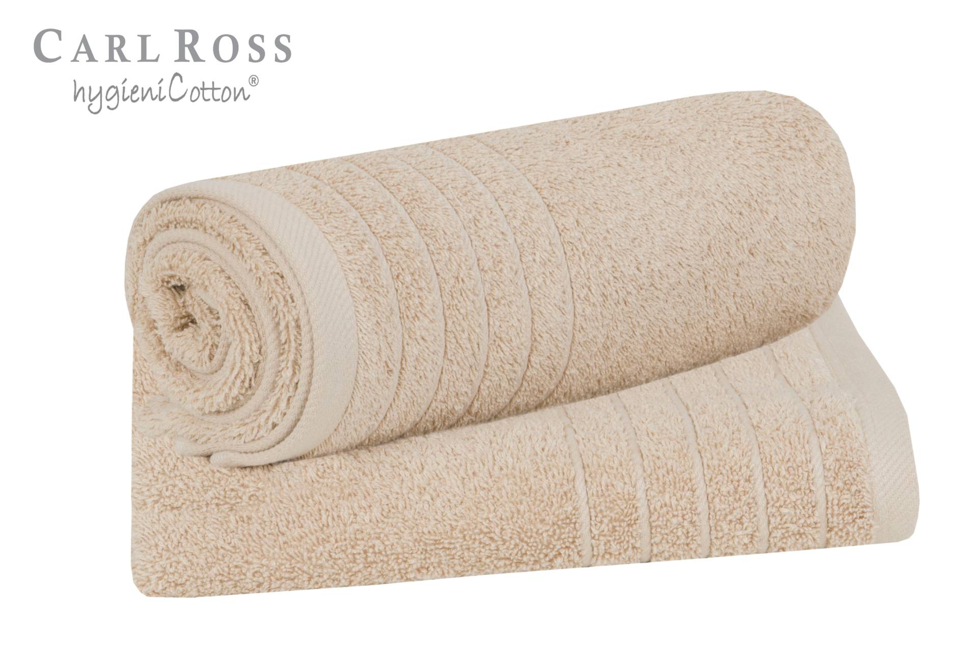 Carl Ross Handtuch "HygieniCotton", (2 St.), mit 2 Aufhängekordeln von carl ross