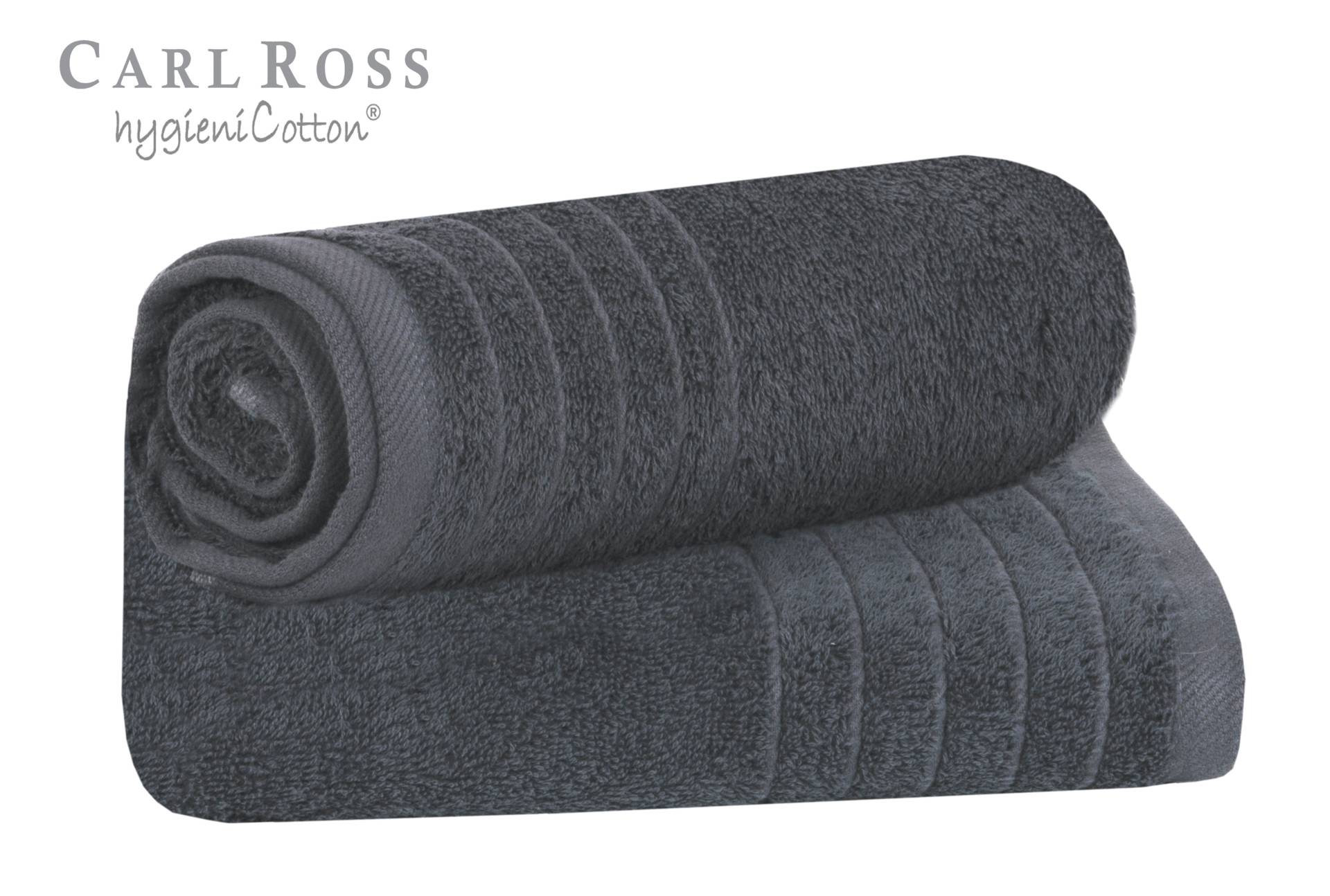 Carl Ross Handtuch "HygieniCotton", (2 St., 2er Set Handtücher 50 x 100 cm), mit 2 Aufhängekordeln von carl ross