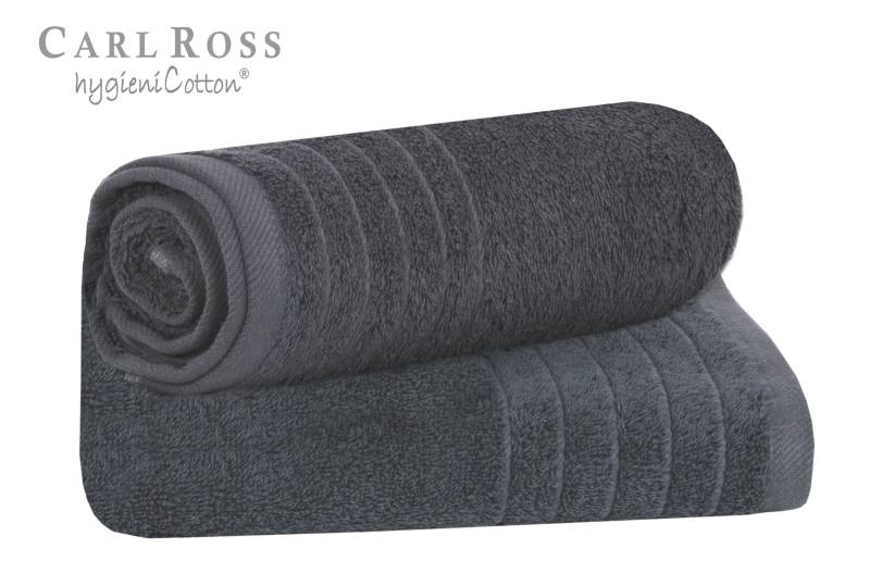 Carl Ross Handtuch "HygieniCotton", (2 St., 2er Set Handtücher 50 x 100 cm), mit 2 Aufhängekordeln von carl ross