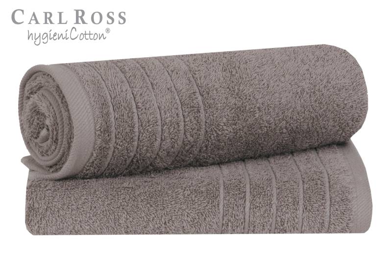 Carl Ross Handtuch "HygieniCotton", (2 St., 2er Set Handtücher 50 x 100 cm), mit 2 Aufhängekordeln von carl ross