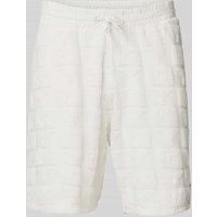 CARLO COLUCCI Regular Fit Sweatshorts mit Strukturmuster Modell 'BEACHWEAR' in Offwhite, Größe M CARLO COLUCCI Regular Fit Sweatshorts mit Strukturmuster Modell 'BEACHWEAR' in Offwhite, Größe M von carlo colucci