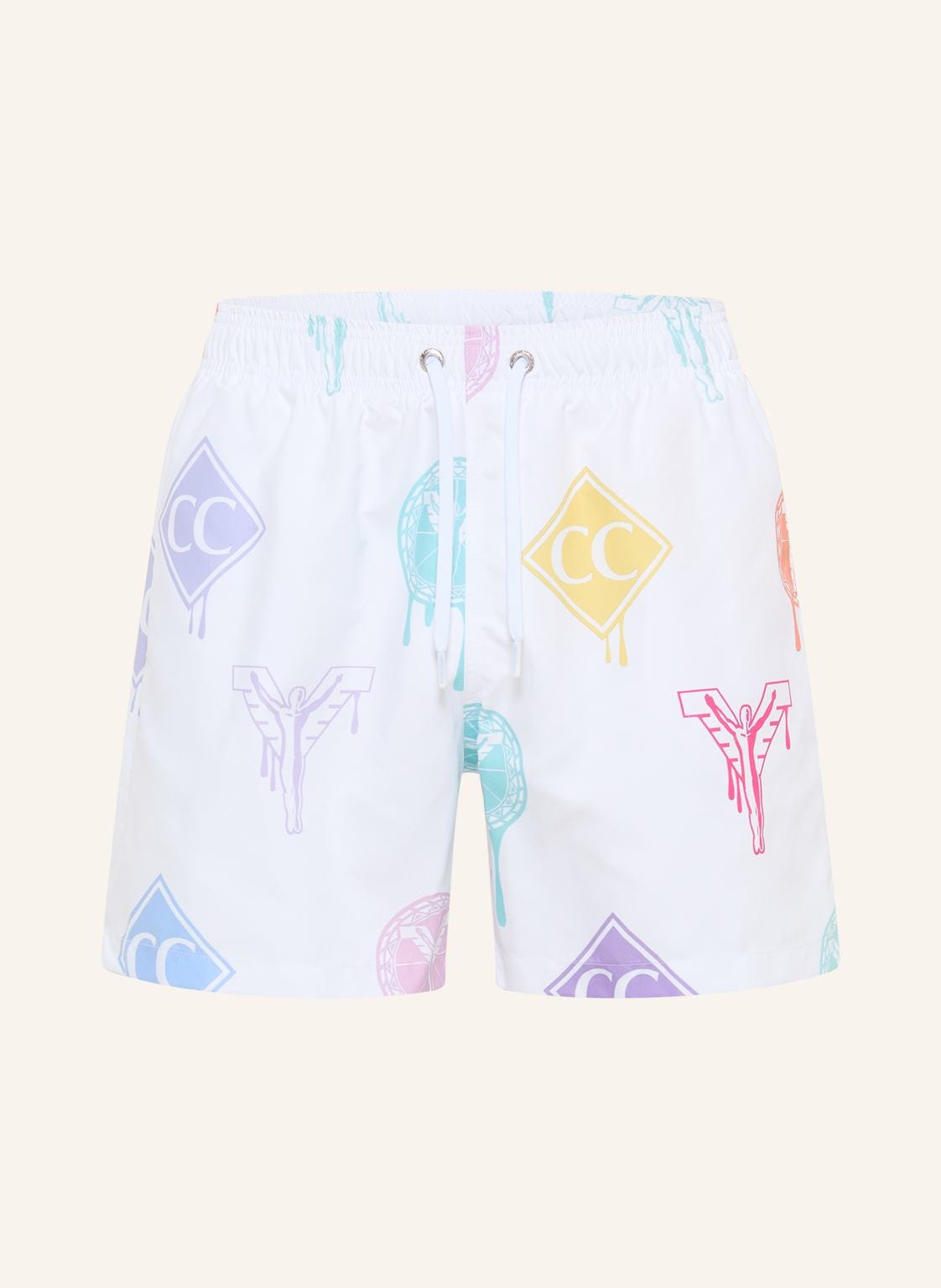 Carlo Colucci Badeshorts Dellagiacoma weiss von carlo colucci