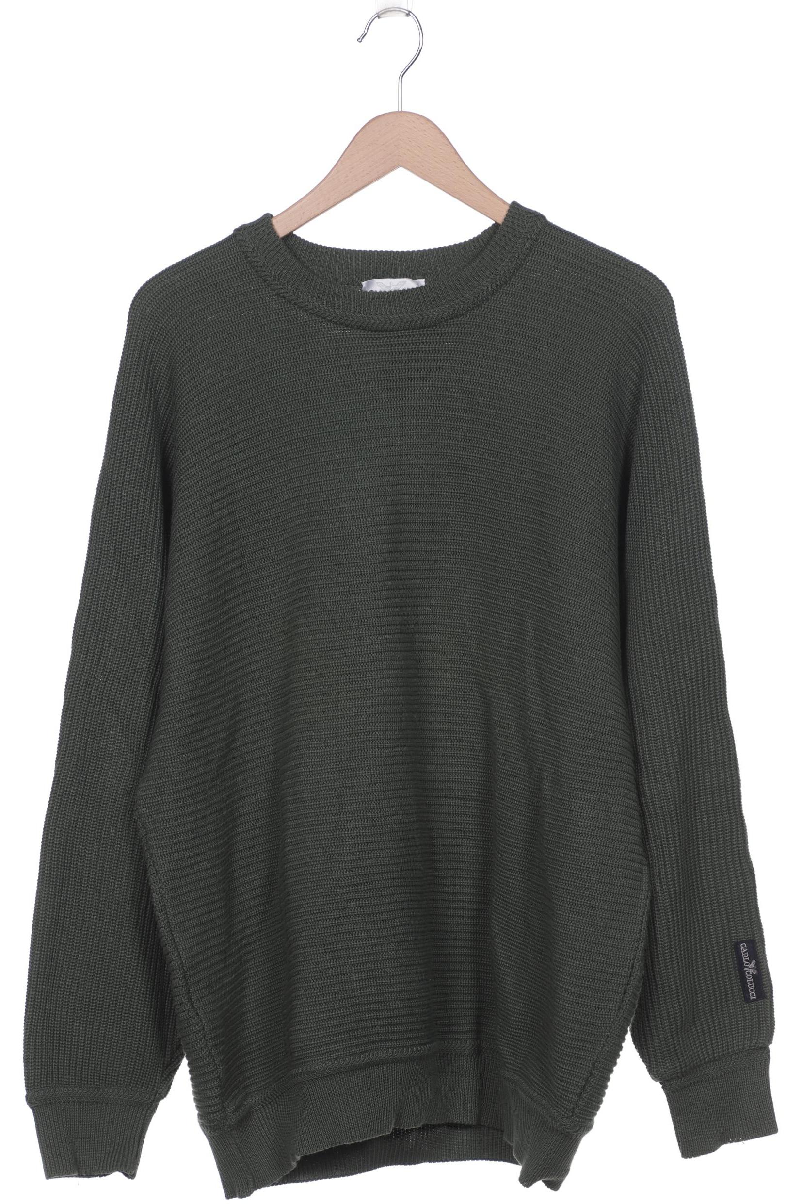 Carlo Colucci Herren Pullover, grün von carlo colucci