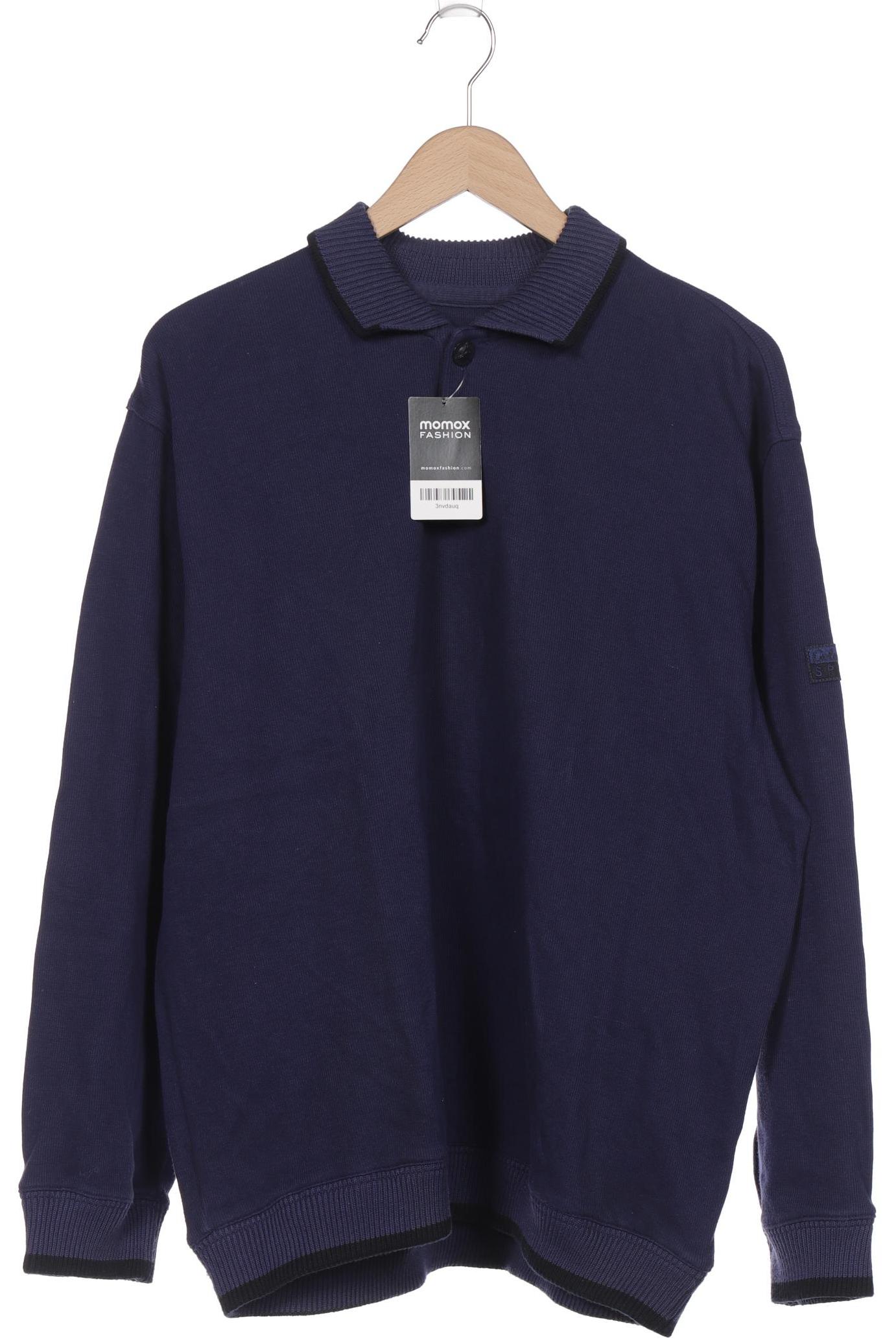 Carlo Colucci Herren Pullover, marineblau von carlo colucci