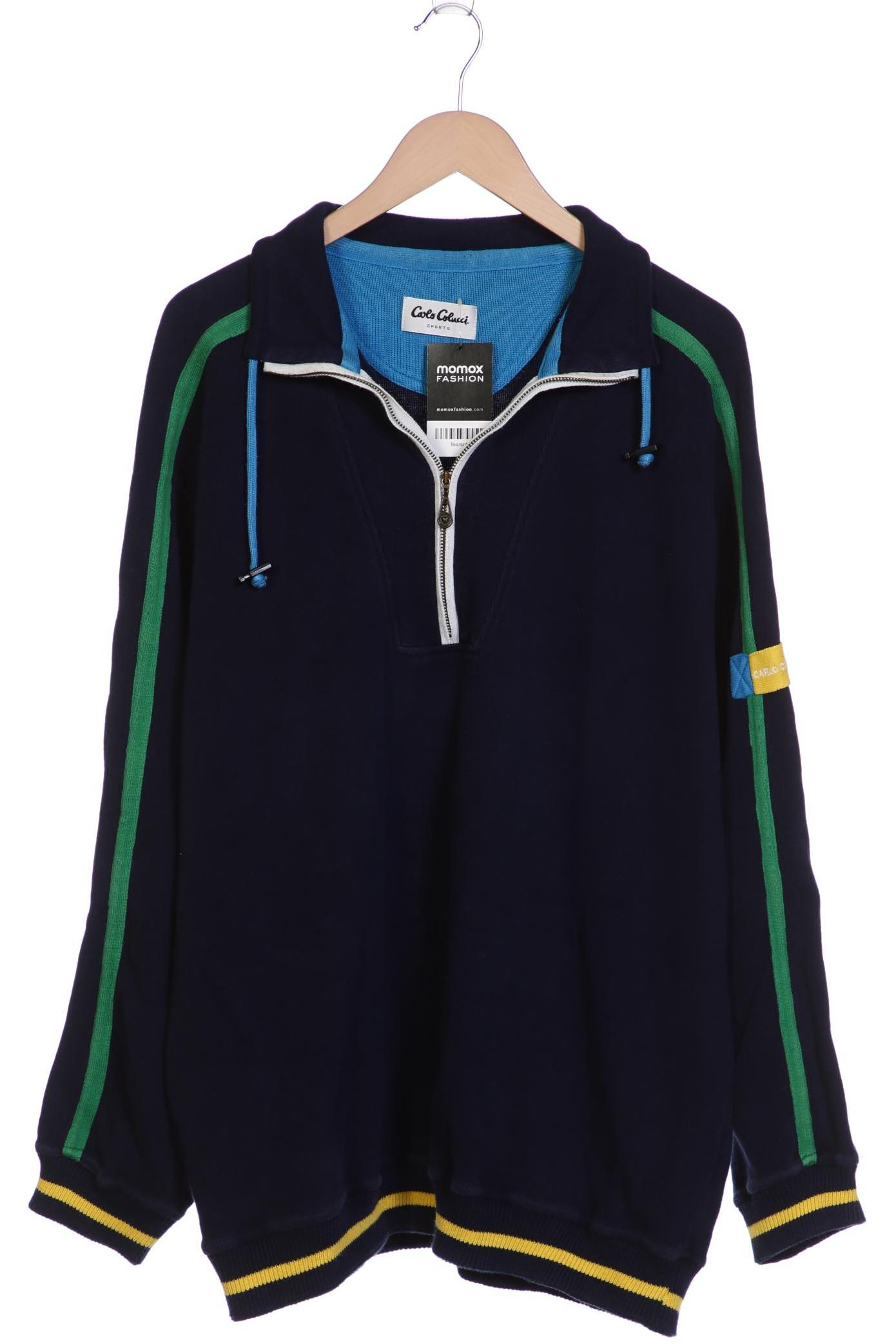 Carlo Colucci Herren Pullover, marineblau von carlo colucci