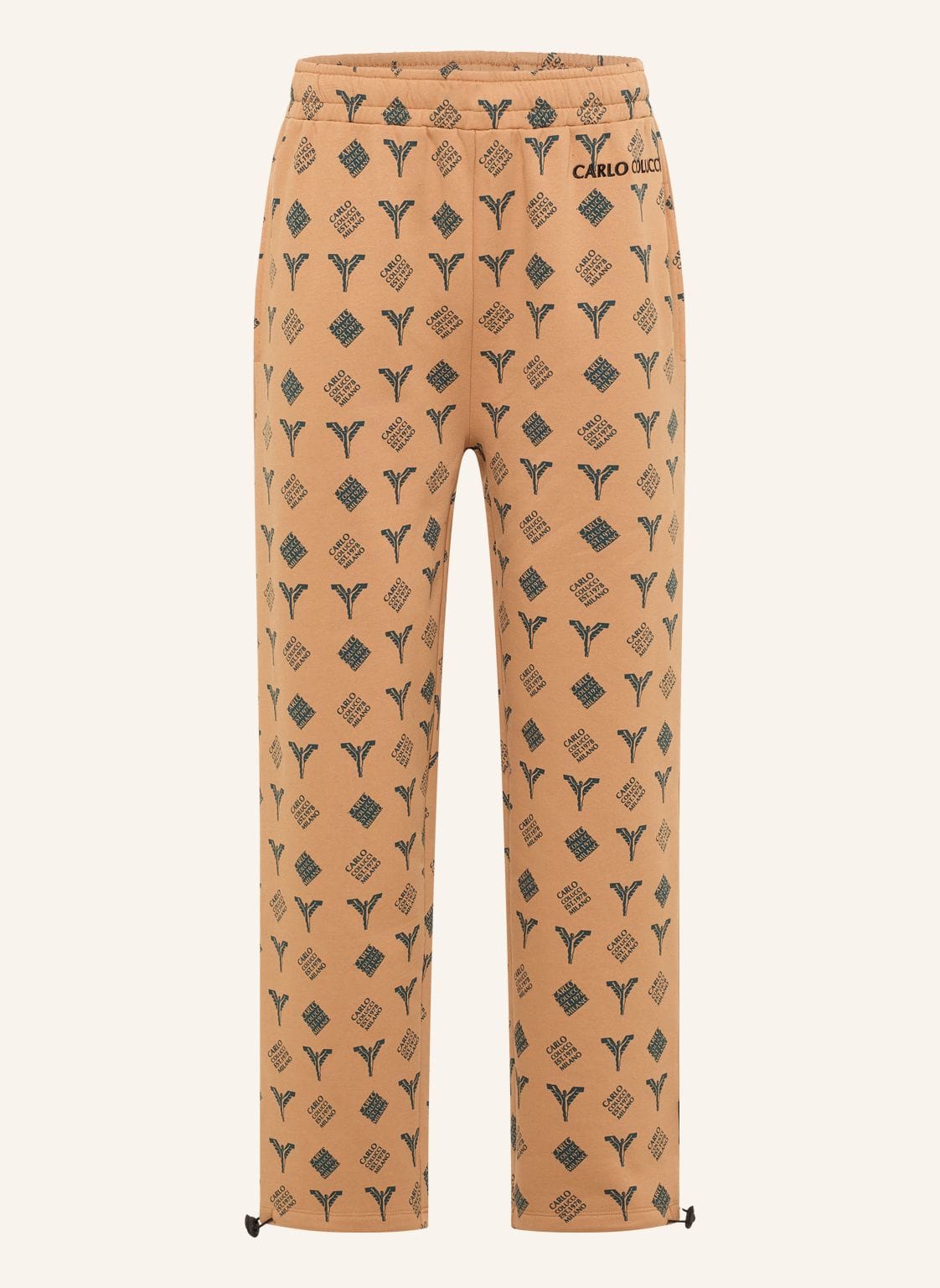 Carlo Colucci Logo Sweathose - Black Friday Fadin braun von carlo colucci
