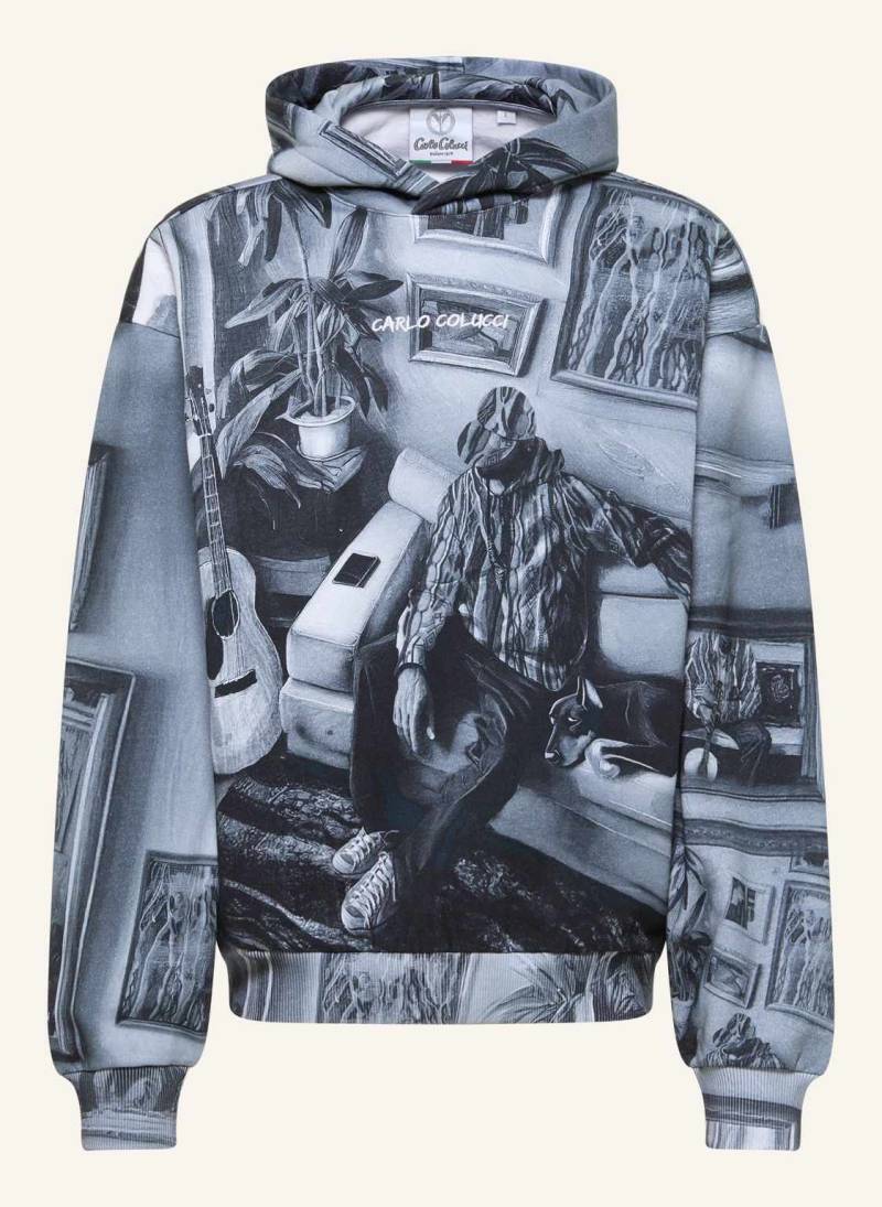 Carlo Colucci Oversize Hoodie - Impression Of Carlo Ermini schwarz von carlo colucci