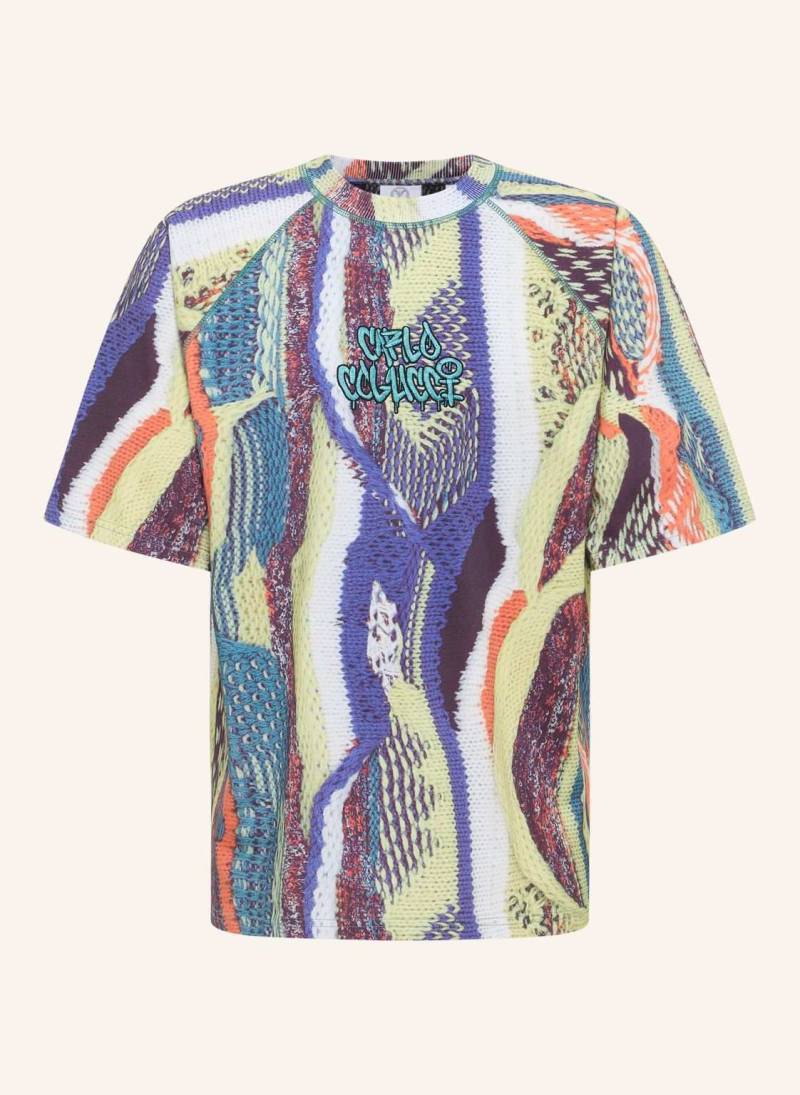 Carlo Colucci Oversize T-Shirt - Zoom In Ettori gelb von carlo colucci