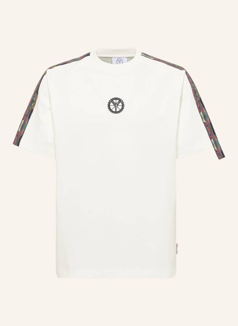 Carlo Colucci Raglan T-Shirt - Colucci Tapes Evoli weiss von carlo colucci