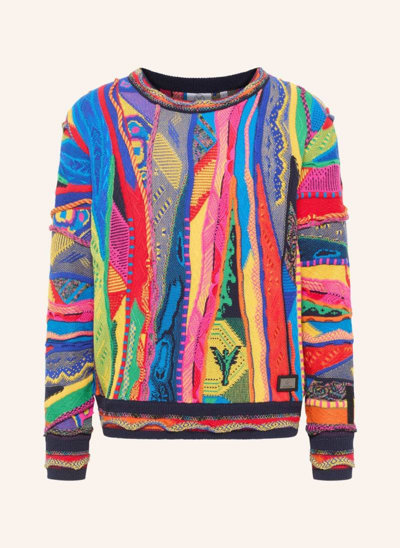 Carlo Colucci Rundhals Strickpullover Dondi pink von carlo colucci