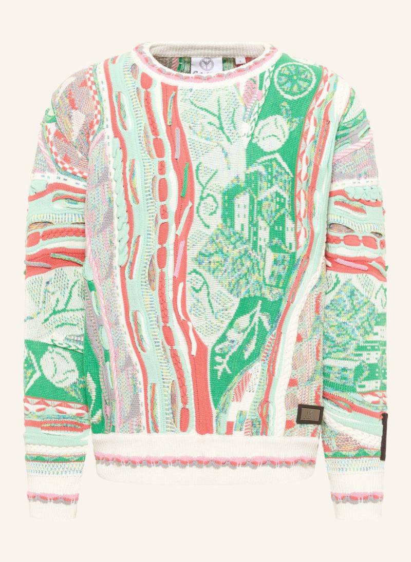 Carlo Colucci Strickpullover Eberhoefer gruen von carlo colucci