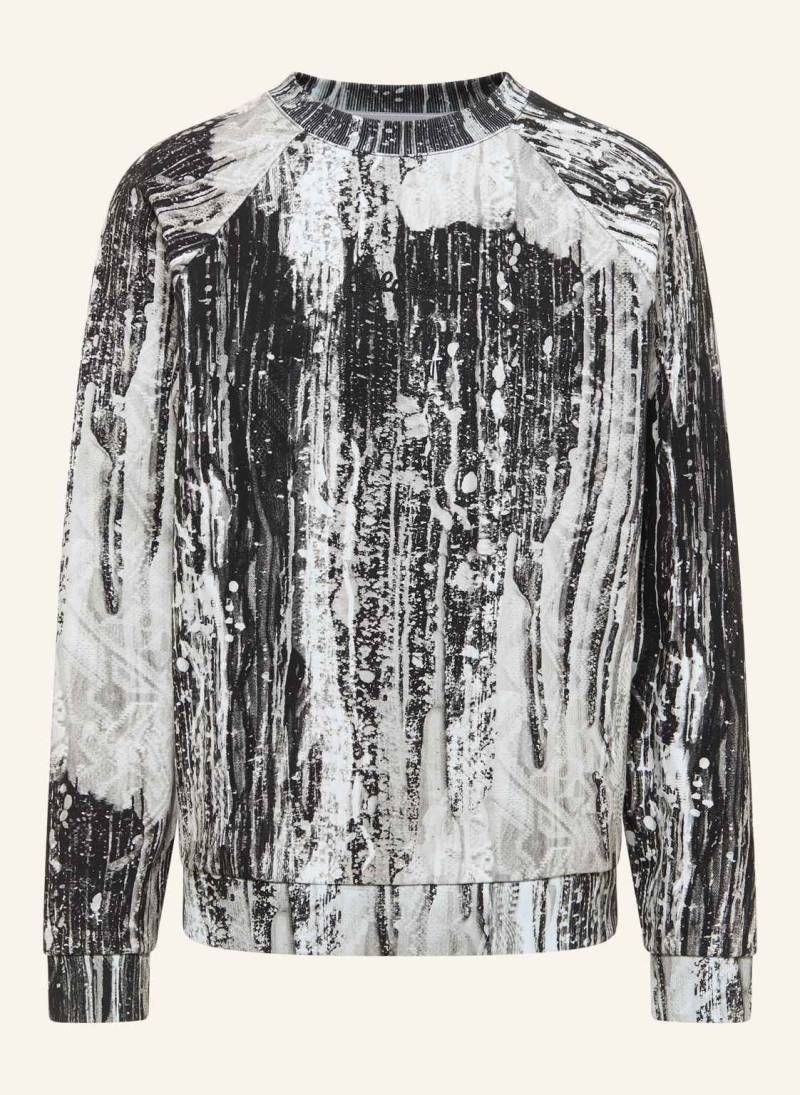 Carlo Colucci Sweatshirt - Ai Drip Knit Fauster schwarz von carlo colucci