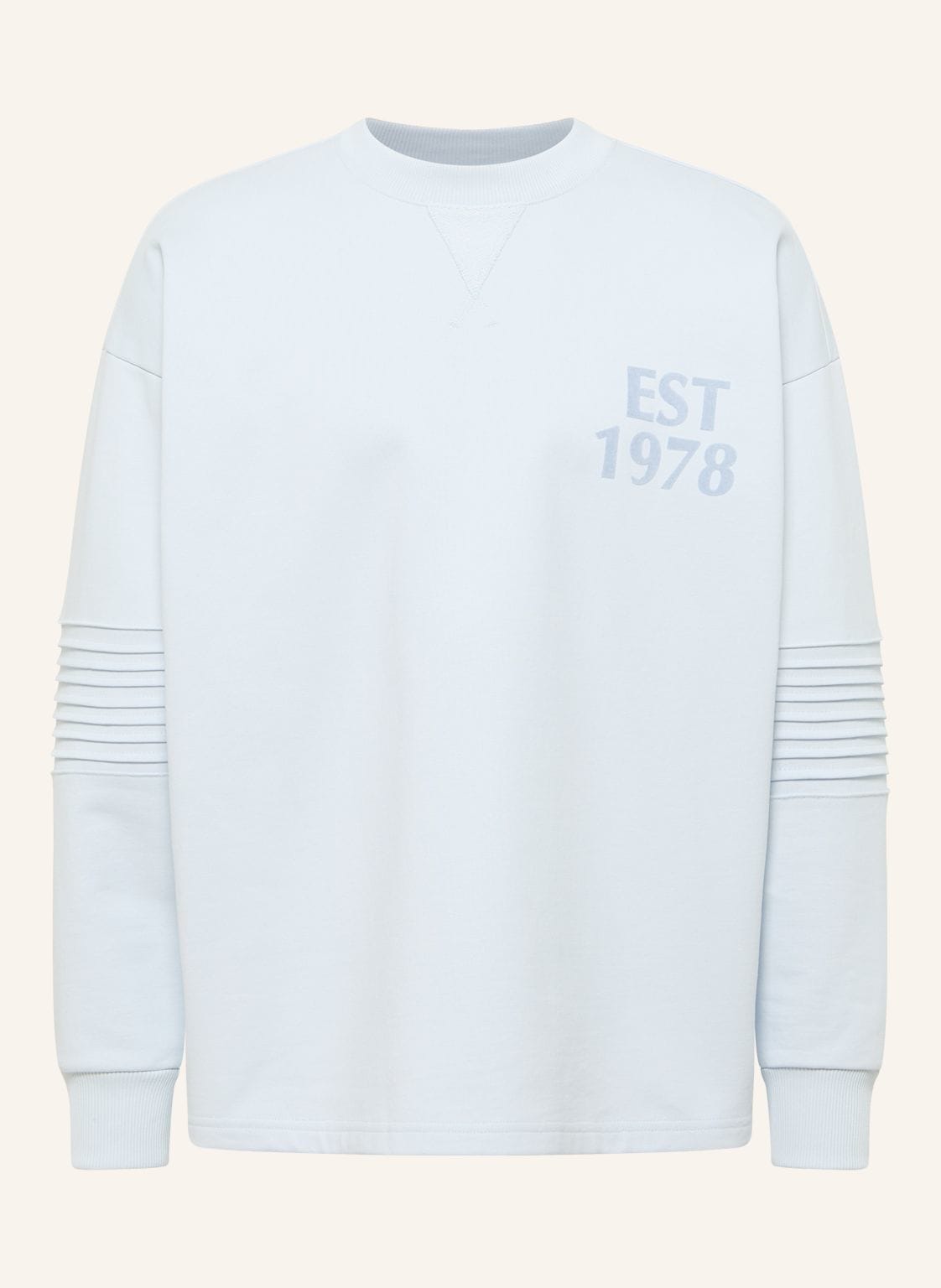 Carlo Colucci Sweatshirt - Clean Capsule Faustini blau von carlo colucci
